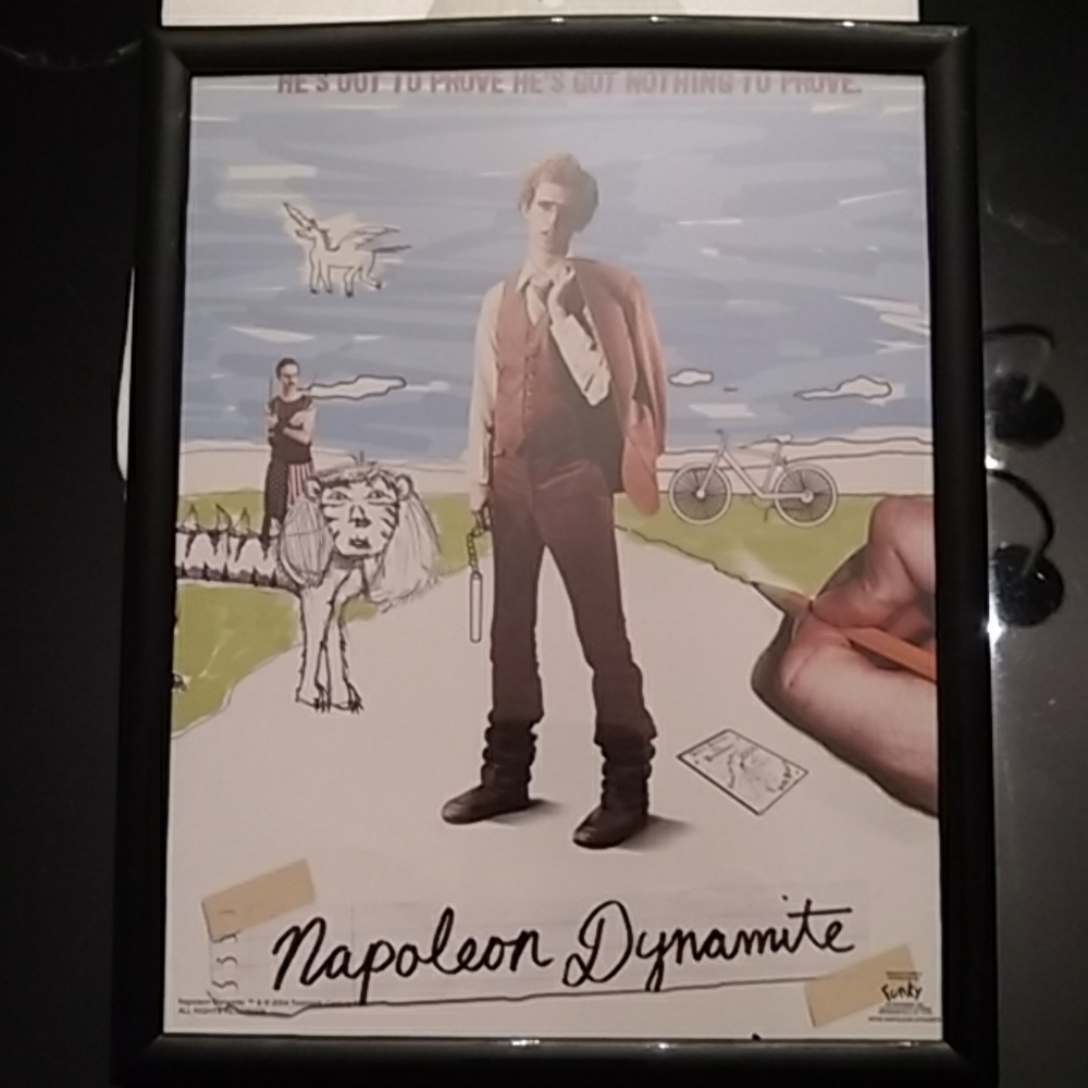 Framed Napoleon Dynamite print